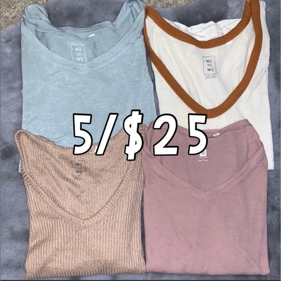 PacSun Tops - Me to We Bundle of 4